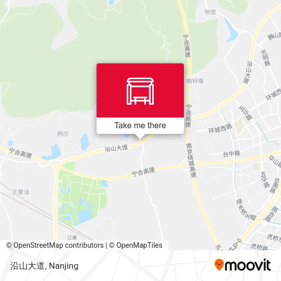 沿山大道 map