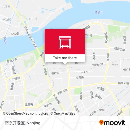 南京开发区 map