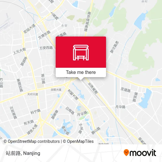 站前路 map