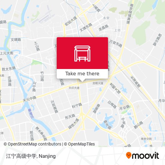 江宁高级中学 map