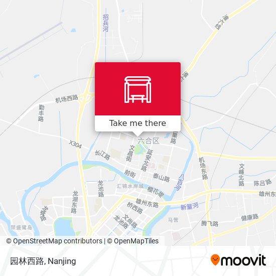 园林西路 map