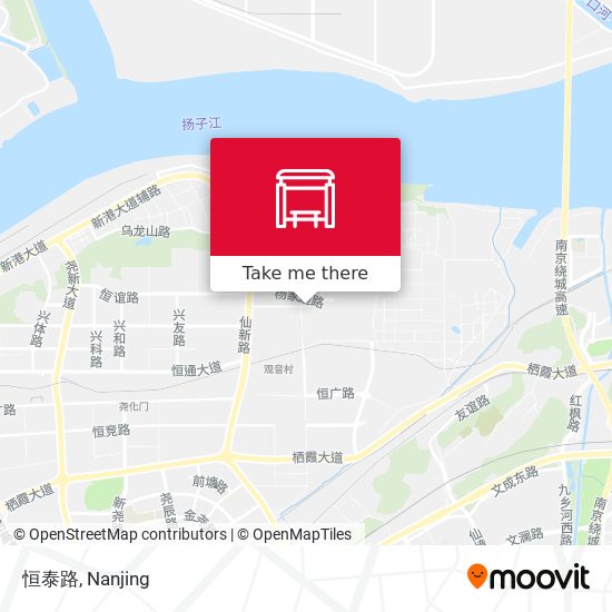 恒泰路 map