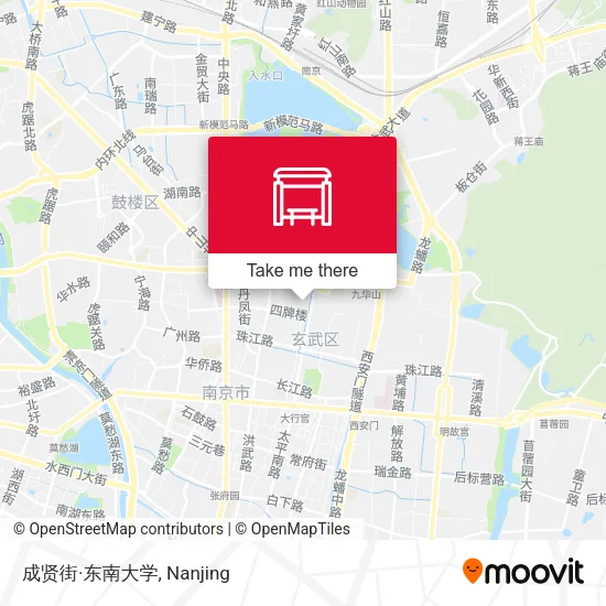 成贤街·东南大学 map