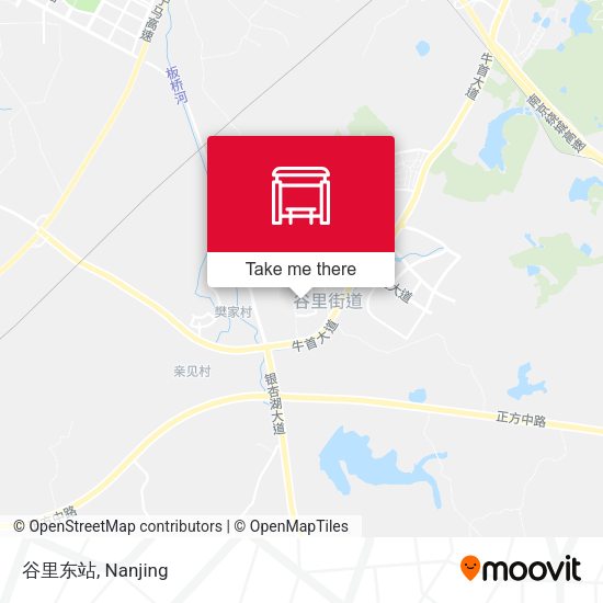 谷里东站 map
