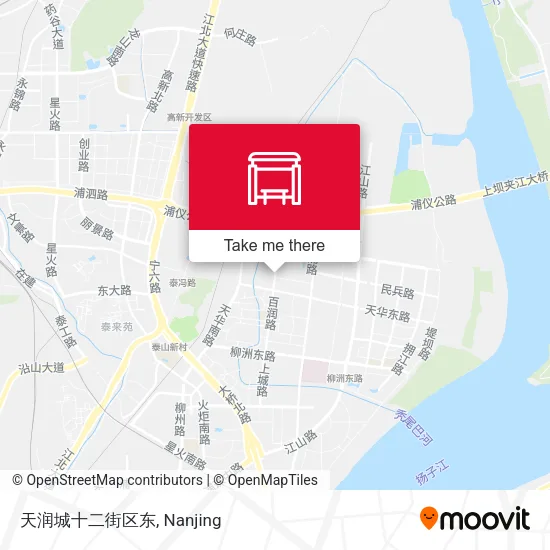 天润城十二街区东 map