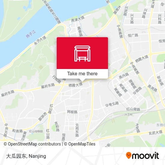 大瓜园东 map