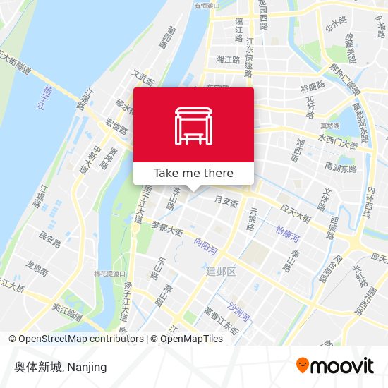 奥体新城 map