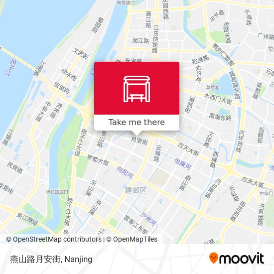 燕山路月安街 map