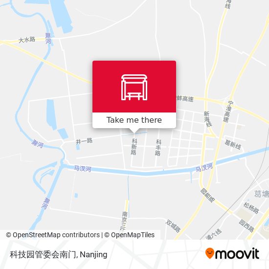 科技园管委会南门 map
