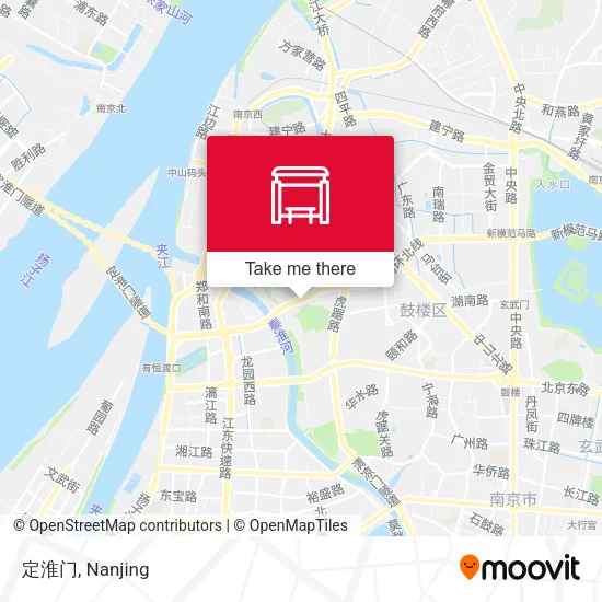 定淮门 map
