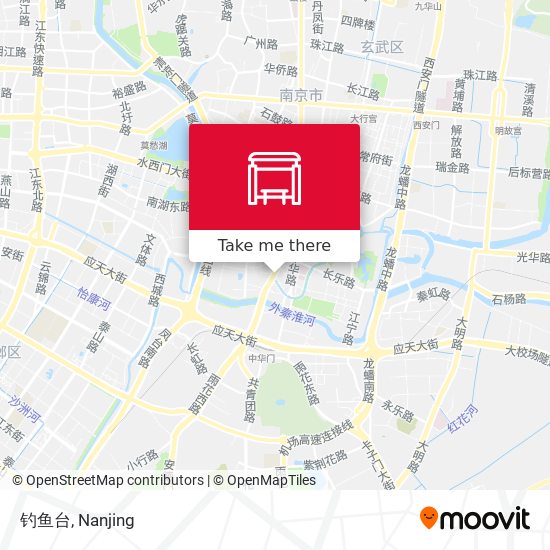 钓鱼台 map