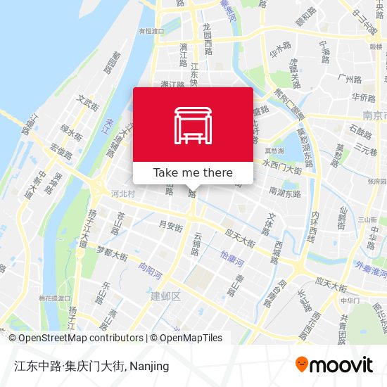 江东中路·集庆门大街 map