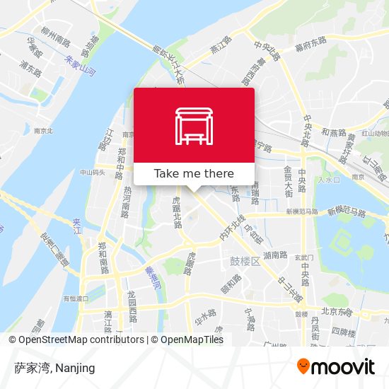 萨家湾 map