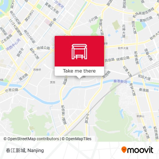 春江新城 map