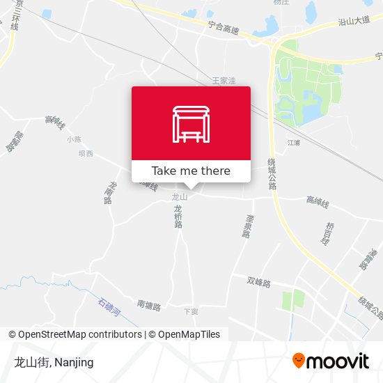 龙山街 map