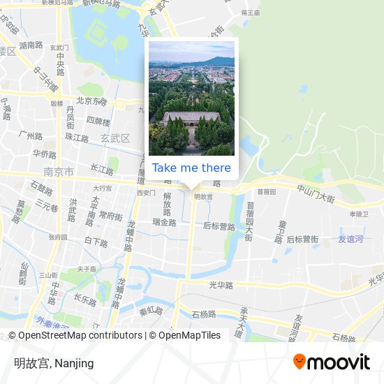 明故宫 map