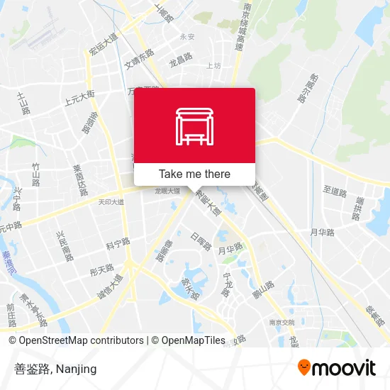 善鉴路 map