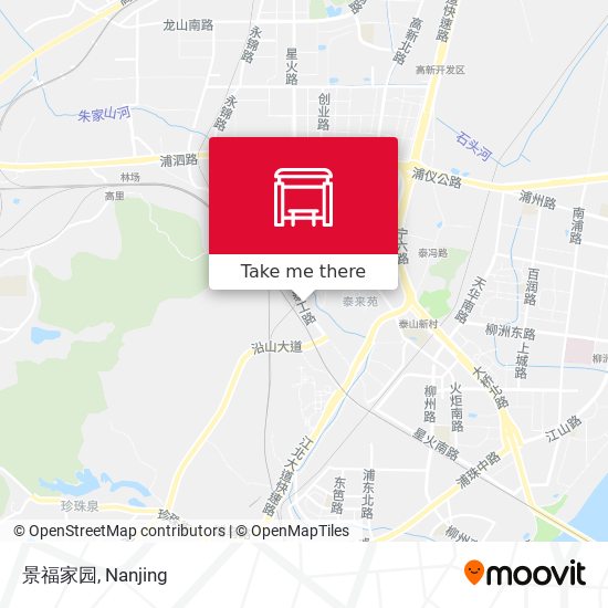 景福家园 map