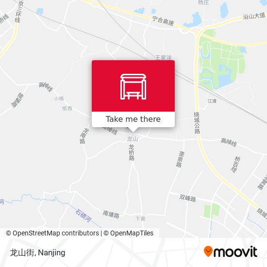 龙山街 map