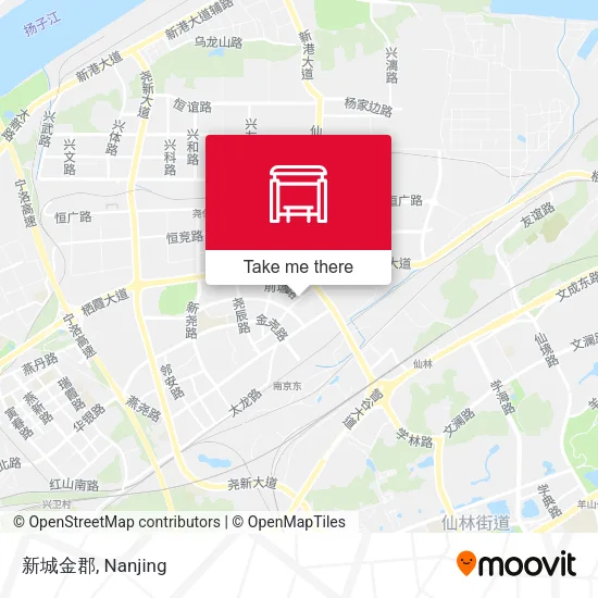新城金郡 map