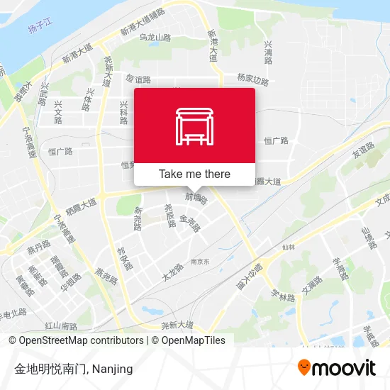 金地明悦南门 map