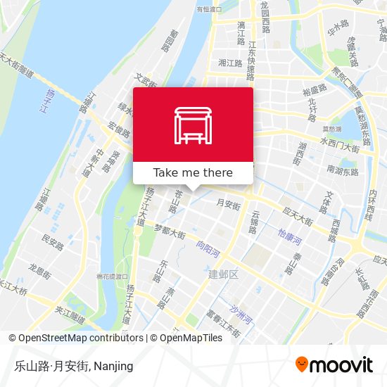 乐山路·月安街 map