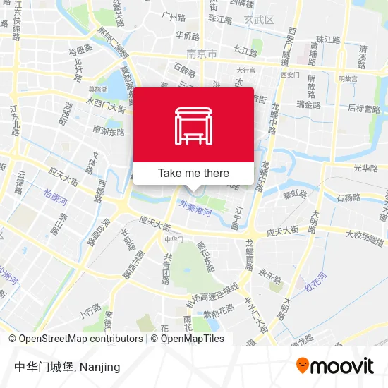 中华门城堡 map
