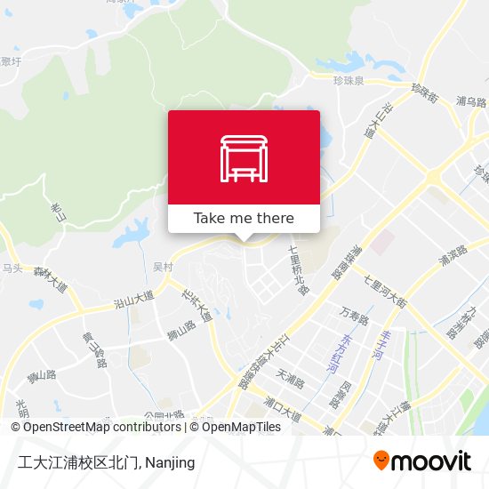 工大江浦校区北门 map