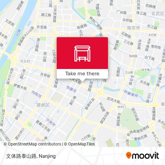 文体路泰山路 map