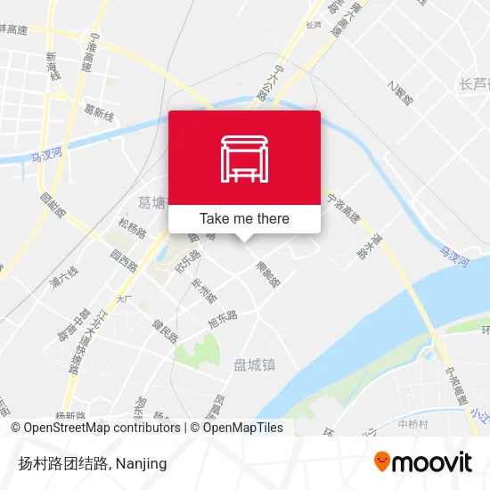 扬村路团结路 map
