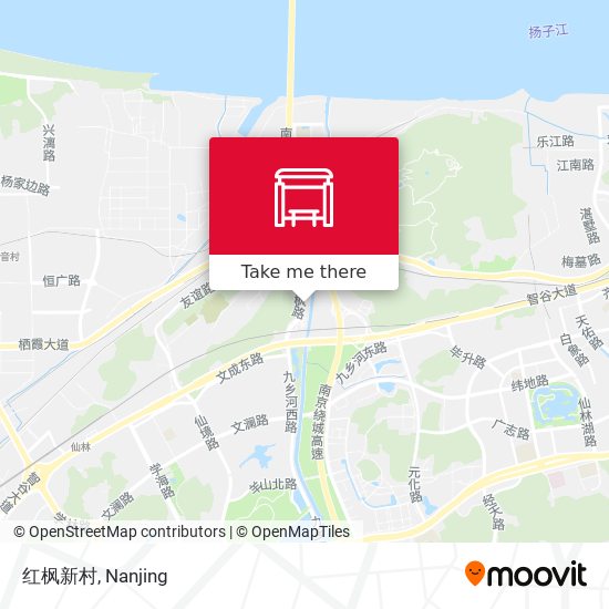 红枫新村 map