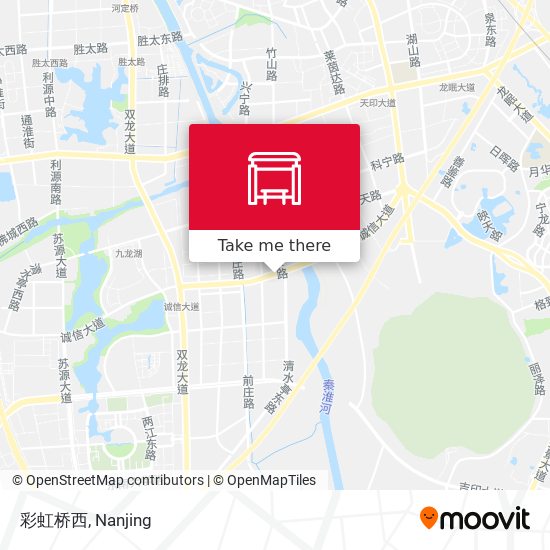 彩虹桥西 map