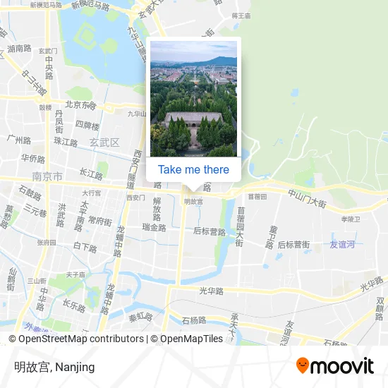 明故宫 map