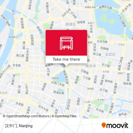 汉中门 map