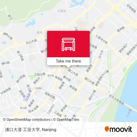 浦口大道·工业大学 map