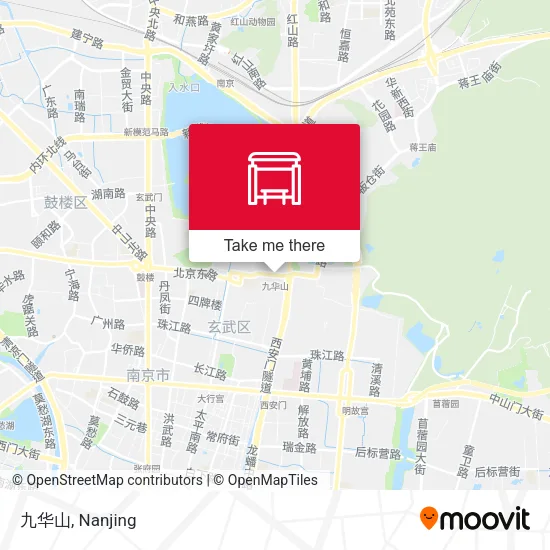 九华山 map