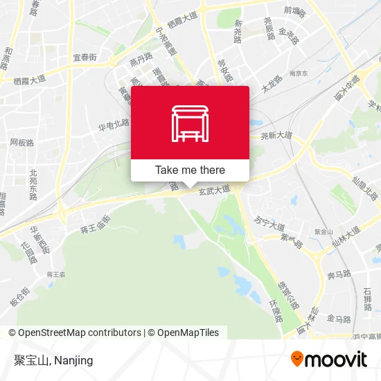 聚宝山 map