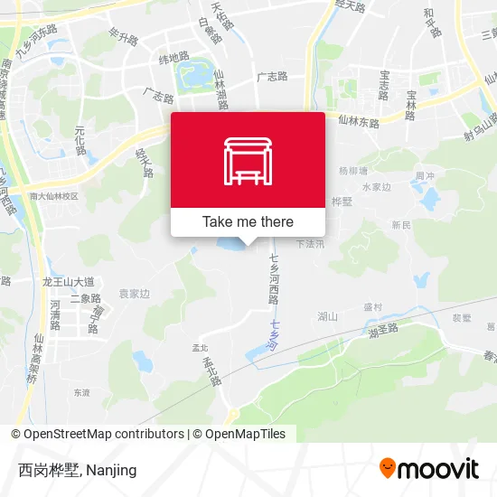 西岗桦墅 map