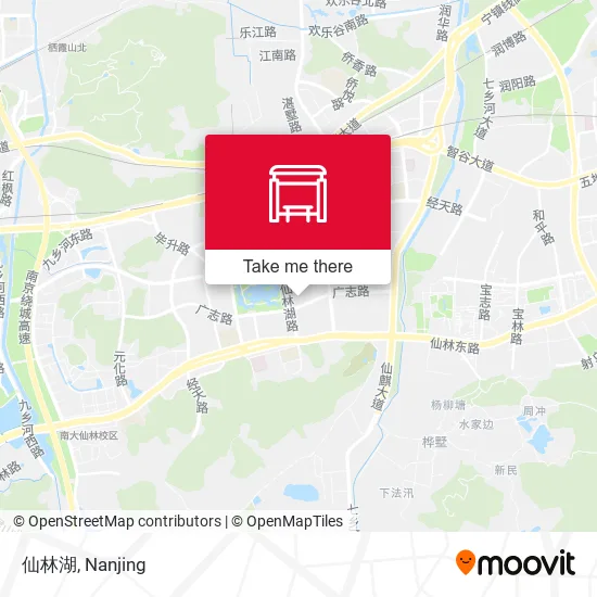 仙林湖 map