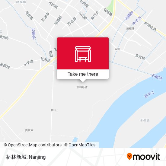 桥林新城 map