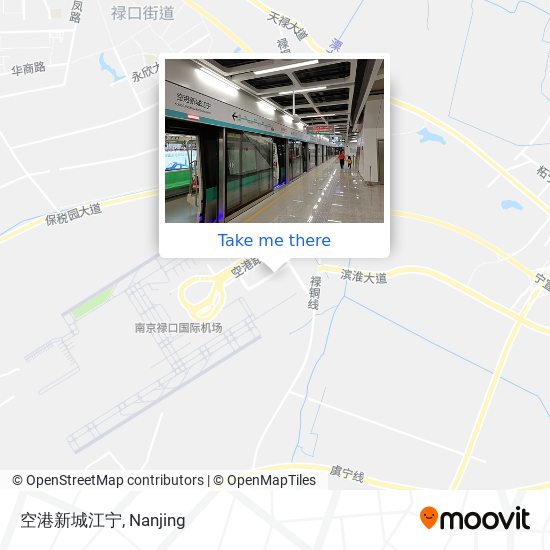空港新城江宁 map