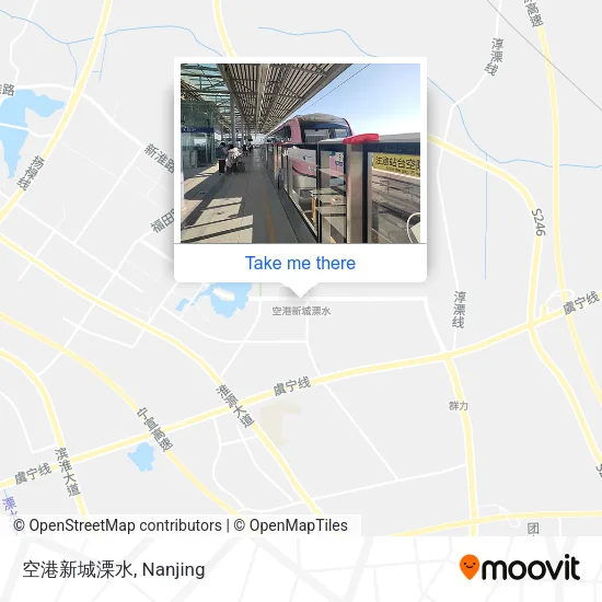 空港新城溧水 map