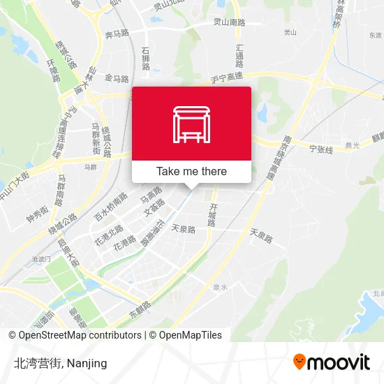 北湾营街 map