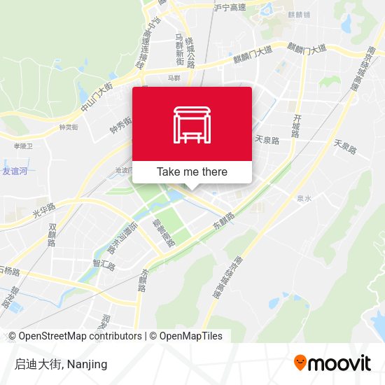 启迪大街 map