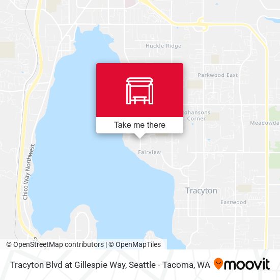 Mapa de Tracyton Blvd at Gillespie Way