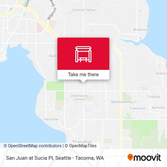 Mapa de San Juan at Sucia Pl