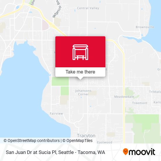 San Juan Dr at Sucia Pl map