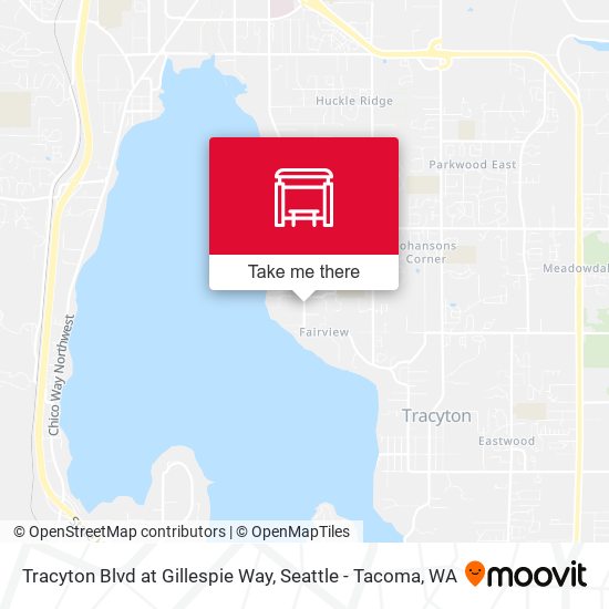 Tracyton Blvd at Gillespie Way map