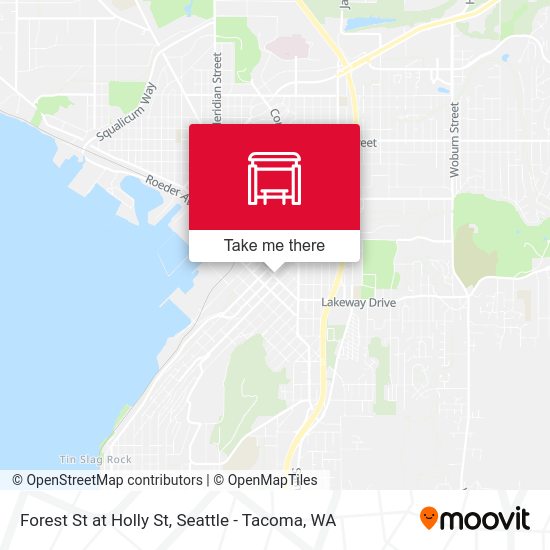 Forest St at Holly St map