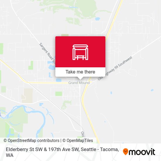Elderberry St SW & 197th Ave SW map